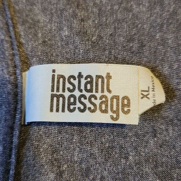 Instant Message I'm Not Bossy Gray Tank Top Women XL Cotton Polyester - Picture 6 of 7